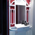 Mueble entrada con espejo