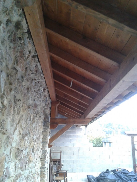 Tejado completo – vista interior
